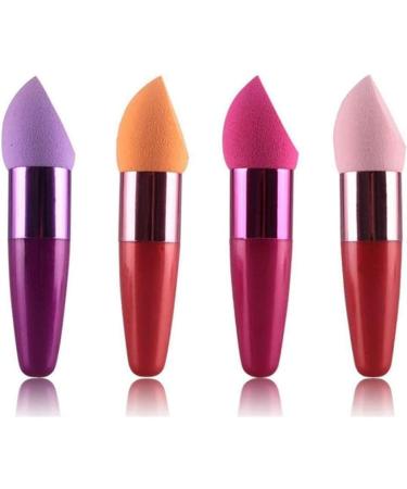 Sponge Blender Beauty Blending Sponge Blending Stick Smooth Shaped Powder Puff Makeup Tool (Random Color) Smooth Powder Puff - Buy Online on GoSupps.com