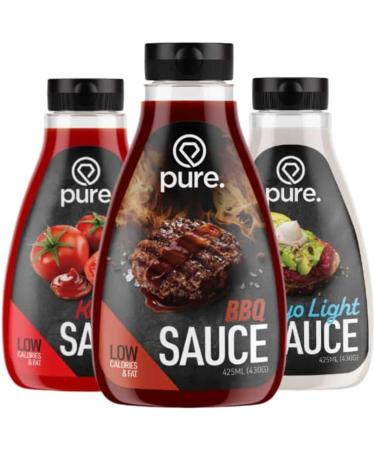 Pure Low Carb Sauce Hamburger 425ml low calorie & low fat dip sauce diet - Buy Online on GoSupps.com