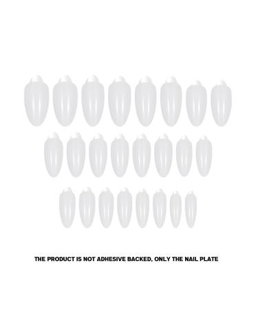 Almond Press on French Nails - Full Cover Acrylic Fake Nails for Women & Girls | 24PCS Color 11 - Buy Online on GoSupps.com