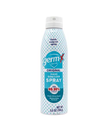 Germ-X Hand Sanitizer Spray 5.5 Oz - Pack of 6 | Effective Antibacterial Protection - Buy Online on GoSupps.com