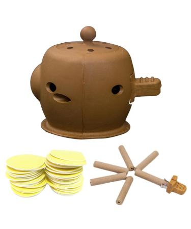 3 Set Moxmalter Acupuncture Tool Moxa Staff burner MOXA Tool Moxibustion holder Moxa patch paving for Moxibusion Moxa-Warming Being Household Moxibusktung-Matte