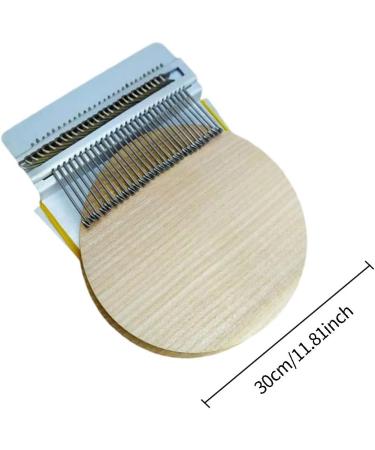 Loom Speedweve Type Weave Tool - 28 Hooks Wooden Mini Darning Machine for DIY Beginners - Buy Online on GoSupps.com