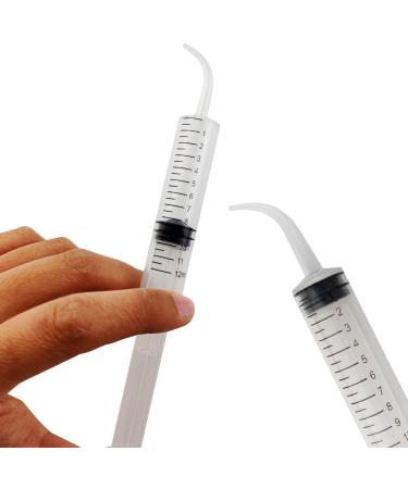 Buy TIHOOD 15PCS 12ml Plastic Syringes - Curved Tip Disposable Irrigation Syringe for Oral Care & Animal Feeding | Best Quality & Fast International Shipping - Buy Online on GoSupps.com