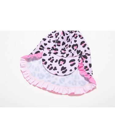 BONVERANO Baby Girls Long Sleeve Swimsuit | UPF 50+ Sun Protection | 18-24 Months | Pink Leopard Print - Buy Online on GoSupps.com