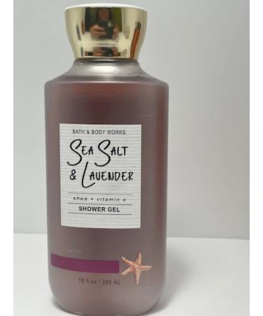 Bath and Body Works Sea Salt Lavender Shower Gel - 10 oz with Shea & Vitamin E - Buy Online on GoSupps.com