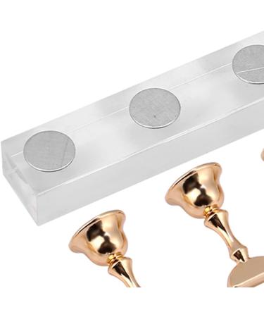 False Nails Display Stand Holder Set Nail Art Practice Gold Magnetic Nail Display Tray - Buy Online on GoSupps.com