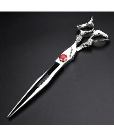 Roll Over Image to Zoom in Professional Hairdressing Scissors 7/7.5/8 Inch Hairdressing Scissors Gold and Black Gold Dragon Scissors (8-inch Flat Shear) - Buy Online on GoSupps.com
