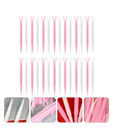 100pcs Double Eyelid Y-shaped Fork Nail Display Stand | Cosmetic Supplies & Eyelid Stickers | Professional Makeup Tweezers - Buy Online on GoSupps.com