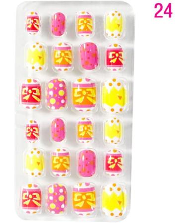 10 Set of 1 Set Fake Nails Medium Length Files Square Style Matte Press on Stick Wraps Art Decals Artificial Manicure Kit - Buy Online on GoSupps.com
