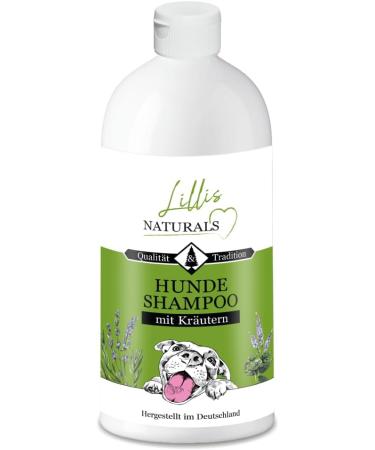 Lillis Naturals Dog Shampoo with Natural Herbs - 500ml for Skin & Coat Care | International Shipping - Buy Online on GoSupps.com