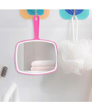 DVHOK 2Pcs Handheld Mirror - Portable Hand Mirror with Hanging Hole - Pink 7.4 W x 10.4 L - Set of 2 - Buy Online on GoSupps.com