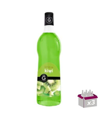 Set of 3 Rioba Syrups Kiwi 3 x 1L