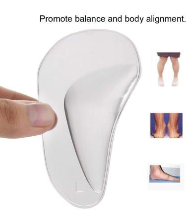 SH-RuiDu Orthosis Silicone Foot Arch Support Insoles - Transparent Cushions for Comfort & Pain Relief - Buy Online on GoSupps.com