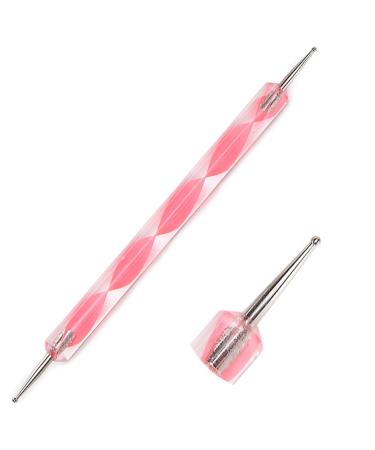 COSCELIA Dotting Pen Rhinestone Nail Art Dotting Tools Nail Design Marbleizing Tool for Dots A02-097