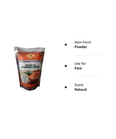 Plantalorre Herbals Masoor Dal Moisturizing Facewash Powder - 100 gm | Natural Skincare for All Skin Types - Free International Shipping - Buy Online on GoSupps.com