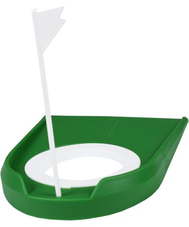 Indoor/Outdoor Plastic Golf Putting Cup with Hole and Flag - Golf Training Aid - Buy Online on GoSupps.com