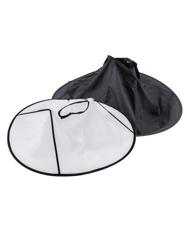 Haircase slope adults haircut cape haircutor umbrella cape haircut cloak salon dress for adults (color: black) black