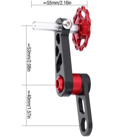 VGEBY Bicycle Tensioner - Aluminum Alloy Folding Single Speed Chain Tensioner for Rear Derailleur - Cycling Parts - Buy Online on GoSupps.com