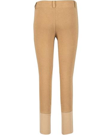 TuffRider Girl's Starter Low Rise Pull-On Breech 12 Sand - Kids' Riding Pants - Buy Online on GoSupps.com