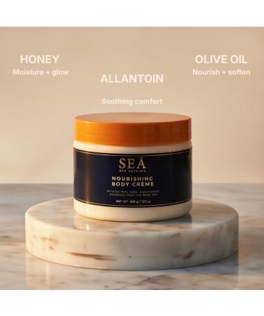 SEA Naturals Nourishing Dead Sea Body Cr me (10.5oz) Moisturizing Body Cream for Dry Skin with Dead Sea Minerals - Buy Online on GoSupps.com