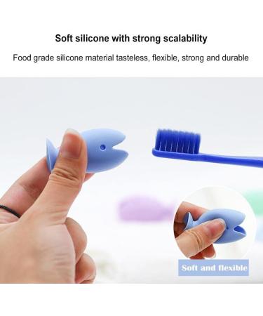 MANYUN Travel Toothbrush Covers - 5 Pcs Portable Toothbrush Holder for Clean & Hygienic Home Travel Use - Buy Online on GoSupps.com