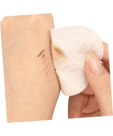 Buy Minkissy 300 Pcs Makeup Sponges & Cotton Pads - Thick Overlock Non-Woven Fabric for Face & Eyelashes | Travel-Friendly Makeup Remover - Buy Online on GoSupps.com