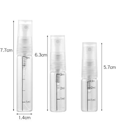 Frcolor 30-Piece Container Perfume & Aromatherapy Bottles - Clear Vials for Home & Skin Care - Perfect for Oils Lotions & Sprays (3x3pcs) - Buy Online on GoSupps.com