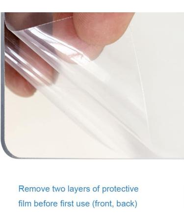 Fogless Shatterproof Shower Mirror for Shaving - 2 Pack (8 x 6) | 50% Cheaper Than Original - Ideal for Men - Wall Hanging, Handheld, Fog-Free - Great for Travel and Camping - Buy Online on GoSupps.com