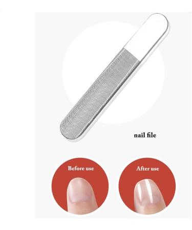 Nail Clipper Set Leather Set Lxwxh11x7x1.5cm/4.3x2.8x0.6in Good Choice for Home Travel Gift B - Buy Online on GoSupps.com