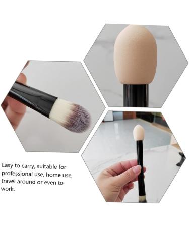 MAGICLULU Double-ended Makeup Brush Double Ended Make up Sponges Mushroom Puff Facial Women s Suits Beauty Sponge Travel Kit for Women Makeup Foundation Miss Plastic Non Latex Sponge Brush - Buy Online on GoSupps.com