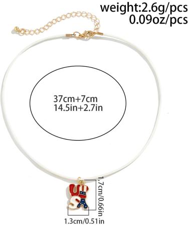 SOUTHJIELING Colorful Flag Pendant Necklace - Trendy Clavicle Chain Accessory for Fashionistas - Buy Online on GoSupps.com