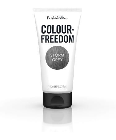 Knight & Wilson Colour-Freedom Storm Grey 150ml - Semi-Permanent Vegan Hair Colour with Shine Booster - Ammonia-Free, Lasts Up To 10 Washes - Buy Online on GoSupps.com