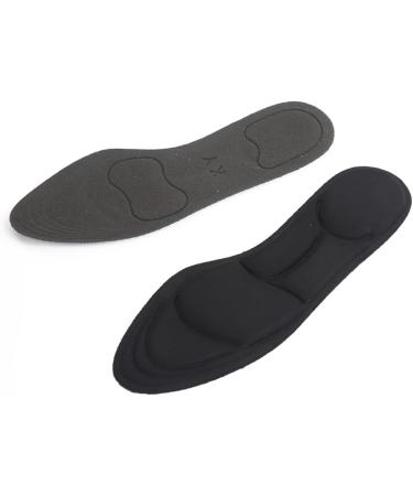 Beaupretty 2pcs Absorption Pad Women Insoles for Shoes Orthotic Insoles Shoe Insoles Arch Support Shoe Insert High Arch Support Insoles Plantar Insoles Shoe Mat Miss Sponge Sports Blackx2pcs mediumx2pcs - Buy Online on GoSupps.com