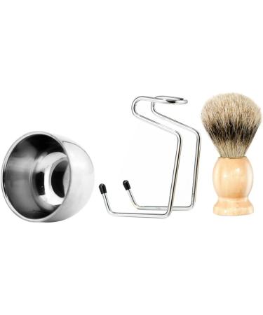Frcolor 3-Pack Beard Care Set - Razor Tool Shaving Soap Cup and Bamboo Brush for Men - Ultimate Beard Grooming Essentials - Buy Online on GoSupps.com