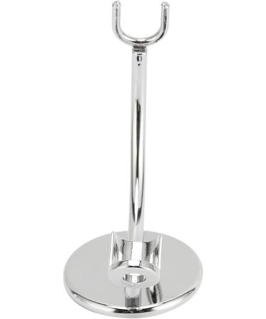 Premium Stainless Steel Shaver Stand - Single Shaving Brush Holder & Safety Support for Effortless Grooming | International Shipping Available - Buy Online on GoSupps.com