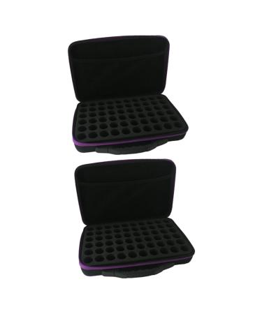 CliSpeed 2st Essential Dashmaker Organizer Storage Box for essential oils Storage of essential oils. Wearing essential oils carrier bag Suitcase Violet Essential Oil