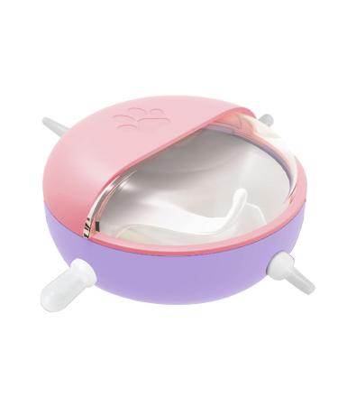 A/A puppy-nipple feeder multi-munded pet silicone bionic milk bowl newborn milk slow self-feeding device for small dog cats