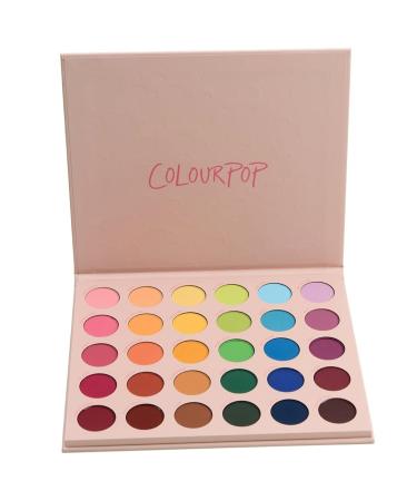 Colourpop Matte About Hue Eyeshadow Palette | Mega Rainbow Pressed Powder - Vibrant Colors for Stunning Looks - Buy Online on GoSupps.com