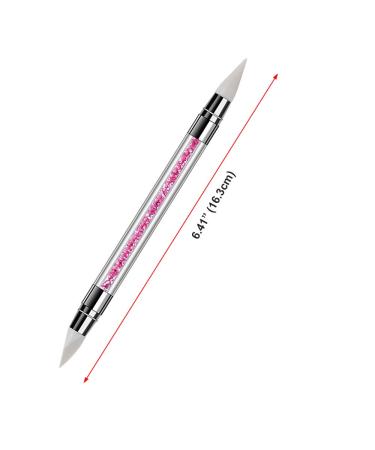 Mwoot 5pcs Gel Nail Art Pen Set | Silicone Brush & Acrylic Handle | Professional Nail Art Tools for Salon & Home Use - Buy Online on GoSupps.com