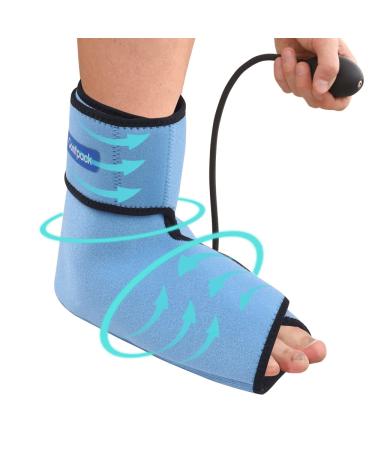 Comfpack Foot Ice Pack with Cold Compression Hot Cold Therapy Ankle Ice Pack Wrap for Plantar Fasciitis Achilles Tendon Heel Spur Ankle Swelling Surgery Foot Injuries