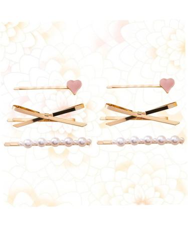 Housoutil Decor Heart Hair Clips Heart Bobby Alloy Hair Barrettes Hair Clips for Women Metal Hair Barrettes Metal Hair Clips Hair Accessories for Women Hair Pin Vintage - Buy Online on GoSupps.com