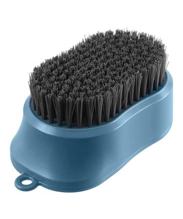 Home Shoes Brushes Laundry Brush Household Cleaning Brush Simplified Laundry Multi-Functional Portable Brush Shoe Brush Bathroom Tool Brush(Blue)