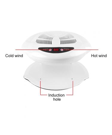 Nail Dryer - Warm-Cool Manicure & Pedicure Dryer for Hands and Feet | 220V European Standard - Buy Online on GoSupps.com