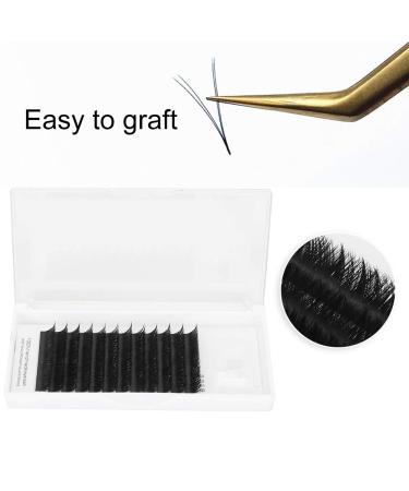 Natural V-Shaped D Curve 0.05mm False Eyelashes - Premium Eyelash Extensions (11mm) - Buy Online on GoSupps.com