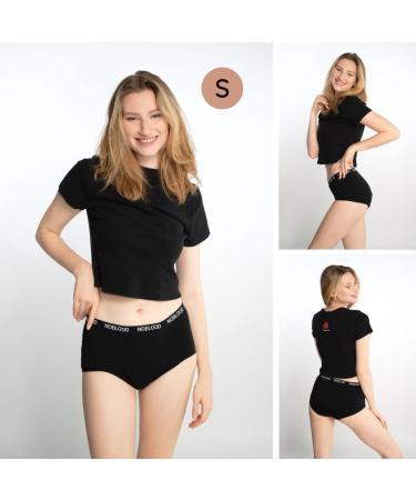 Noblood Period Underwear | Eco-Friendly Washable Cotton | Absorbent Menstruation Briefs | Sizes XXS to 3XL - Buy Online on GoSupps.com