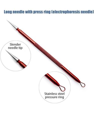 Acne Needle 1pcs Stainless Steel Acne Removal Needles Pimple Tools Spoon Face Skin Care Tools Needles Facial Pore Cleaner (Color : 01) - Buy Online on GoSupps.com