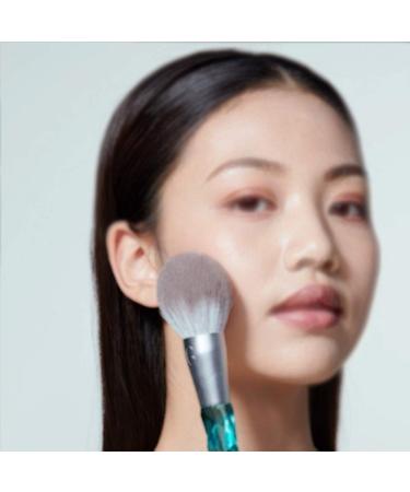 Professional Makeup Brush Set - 6 Synthetic Fiber Brushes for Face & Eyeshadow - Non-Irritating Blue Foundation Brushes | International Shipping Available - Buy Online on GoSupps.com