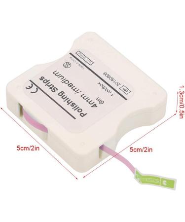 Dental Polishing Strip - 4mm Resin Tooth Interdental Sanding Tool | Whitening & Cleaning - Pink Roll - Buy Online on GoSupps.com