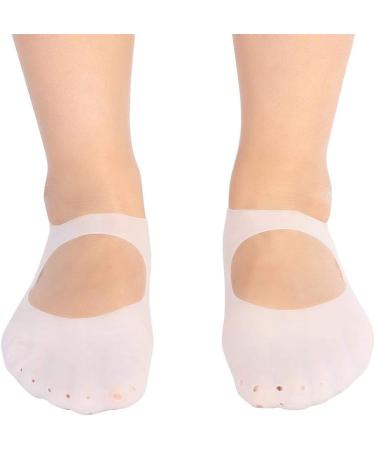 Buy Silicone Gel Moisturizing Socks - Anti-Crack Foot Care for Plantar Fasciitis & Heel Spurs - Softens Dead Skin (M-White) - Buy Online on GoSupps.com