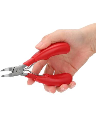 Nail Cuticle Cutter Sharpener Cuticle Cutter for Toenails Manicure Pedicure (Red) - Buy Online on GoSupps.com